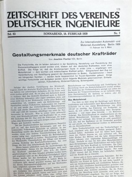 Original 1939 German Bound Journal of the Association of Engineers Magazine Book — image 16