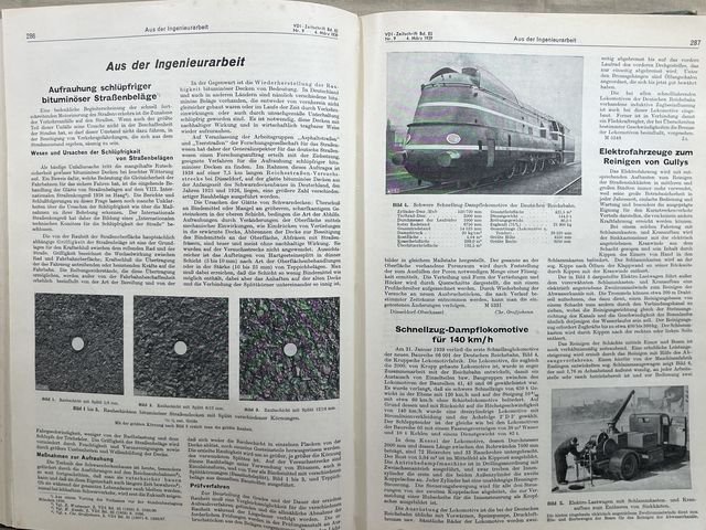 Original 1939 German Bound Journal of the Association of Engineers Magazine Book — image 21