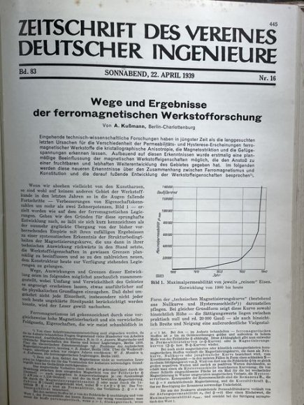 Original 1939 German Bound Journal of the Association of Engineers Magazine Book — image 33