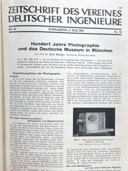 Original 1939 German Bound Journal of the Association of Engineers Magazine Book — image 36