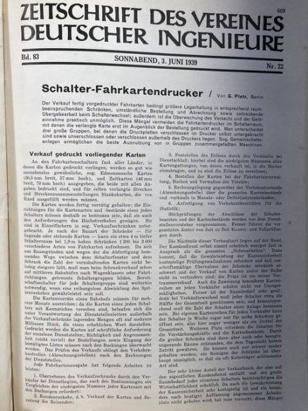 Original 1939 German Bound Journal of the Association of Engineers Magazine Book — image 39