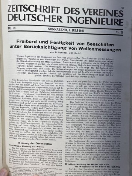 Original 1939 German Bound Journal of the Association of Engineers Magazine Book — image 45