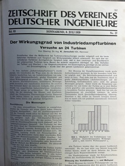 Original 1939 German Bound Journal of the Association of Engineers Magazine Book — image 46