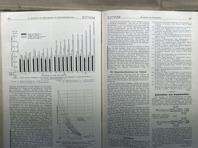 Original 1939 German Bound Journal of the Association of Engineers Magazine Book — image 47