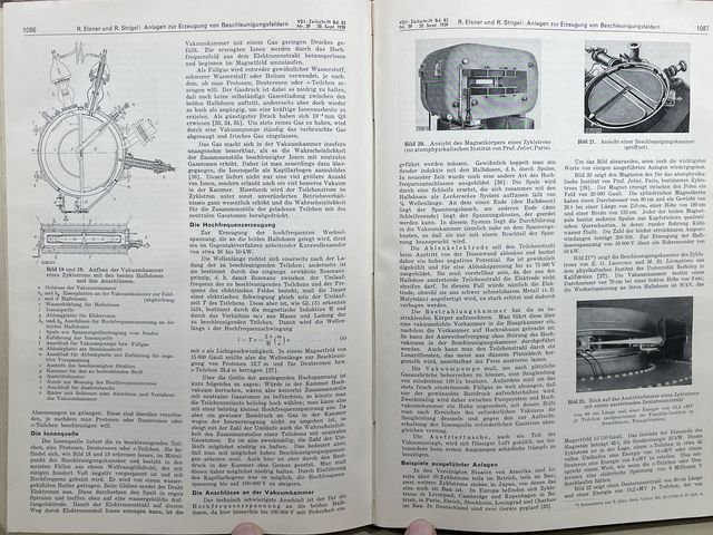 Original 1939 German Bound Journal of the Association of Engineers Magazine Book — image 65