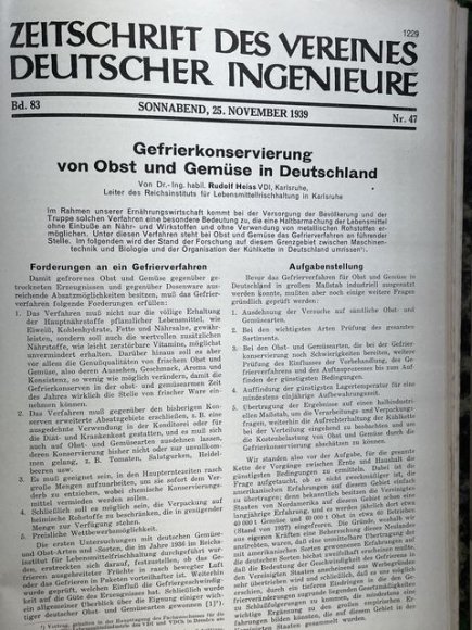 Original 1939 German Bound Journal of the Association of Engineers Magazine Book — image 76