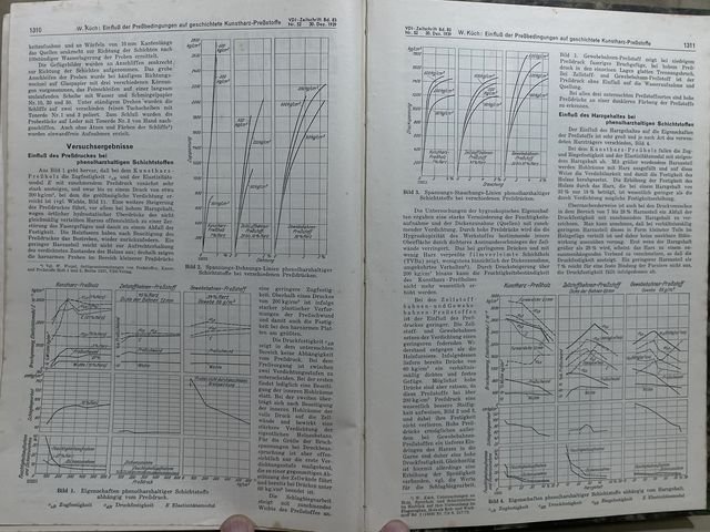 Original 1939 German Bound Journal of the Association of Engineers Magazine Book — image 83