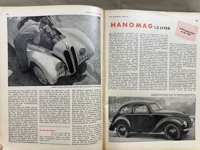 Original Pre-WWII German Motor and Sport (Motor und Sport) Magazine, June 1939 — image 6