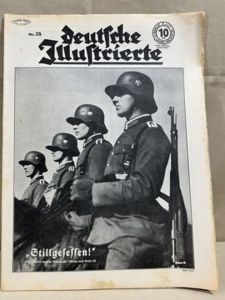 Original Nazi Era German Deutsche Illustrierte Magazine