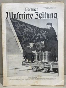 Original Pre-WWII German Berliner Illustrierter Zeitung Magazine, October 1939
