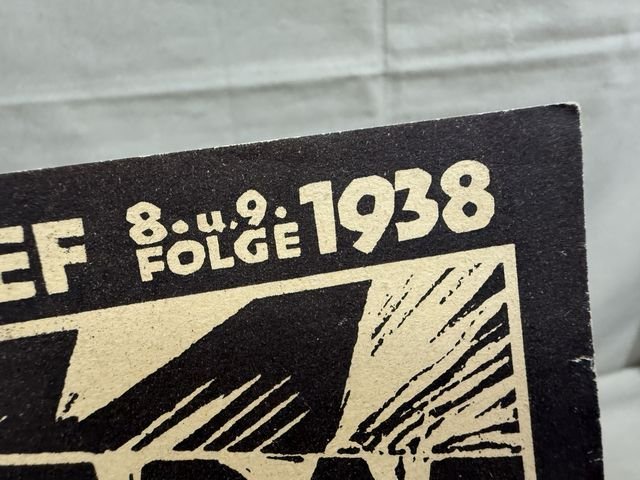 Original 1938 German NADAP Training Magazine, AUFBRUCH UND KAMPE DER PARTEI — image 2