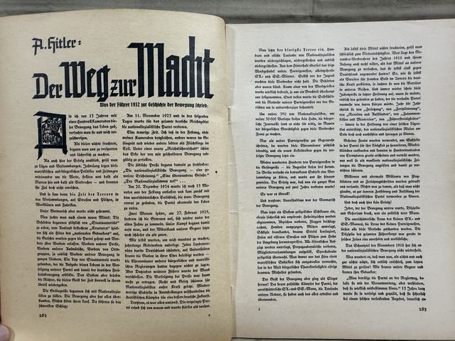 Original 1938 German NADAP Training Magazine, AUFBRUCH UND KAMPE DER PARTEI — image 4