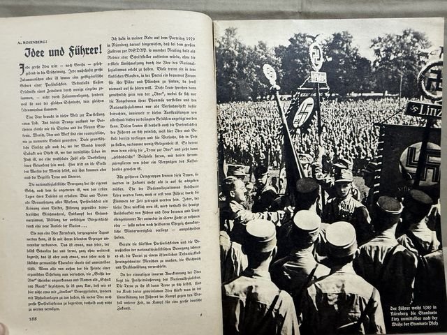 Original 1938 German NADAP Training Magazine, AUFBRUCH UND KAMPE DER PARTEI — image 6