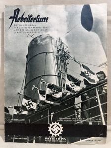 Original Pre-WWII German DAF Magazine, ARBEITERTUM