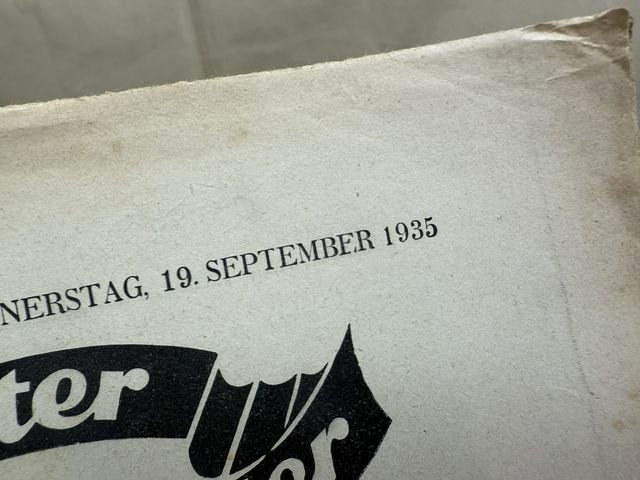Original Pre-WWII German Illustrierter Beobachter Magazine, September 1935 — image 2