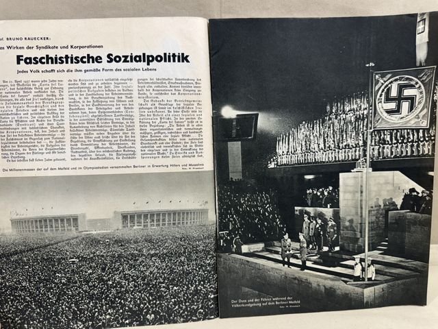 Original Pre-WWII German DAF ARBEITERTUM Magazine, HITLER — image 4