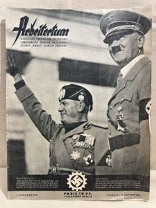 Original Pre-WWII German DAF ARBEITERTUM Magazine, HITLER