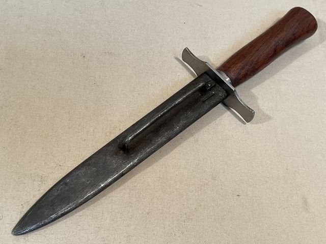 Original WWII French Fighting Knife and Scabbard, Made During German Occupation! — image 19