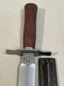 Original WWII French Fighting Knife and Scabbard, Made During German …
