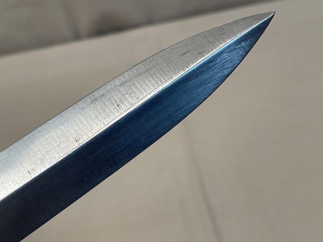 Original WWII French Fighting Knife and Scabbard, Made During German Occupation! — image 5