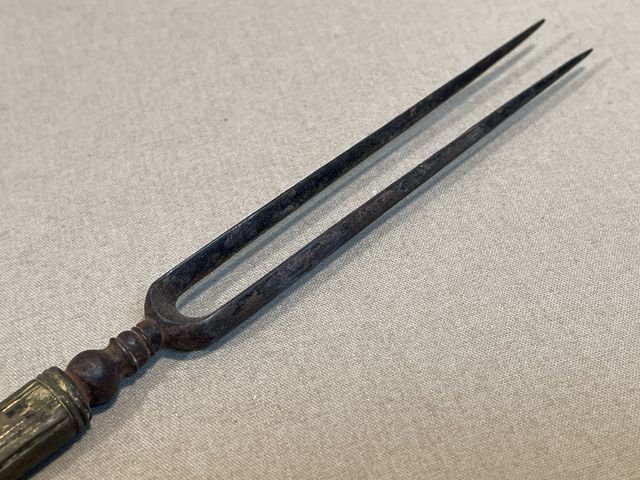 Original Mid-19th Century German Etched Blade Hunting Dagger, Unknown Maker — image 12
