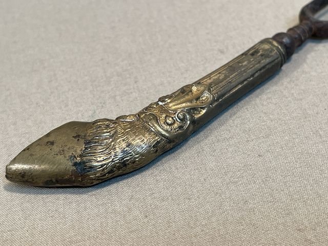 Original Mid-19th Century German Etched Blade Hunting Dagger, Unknown Maker — image 13