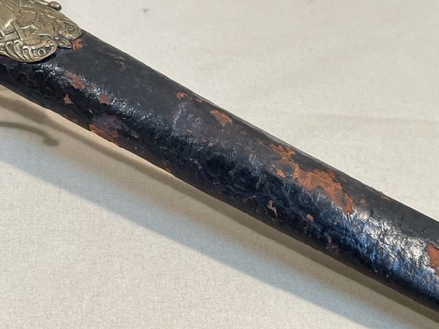 Original Mid-19th Century German Etched Blade Hunting Dagger, Unknown Maker — image 18