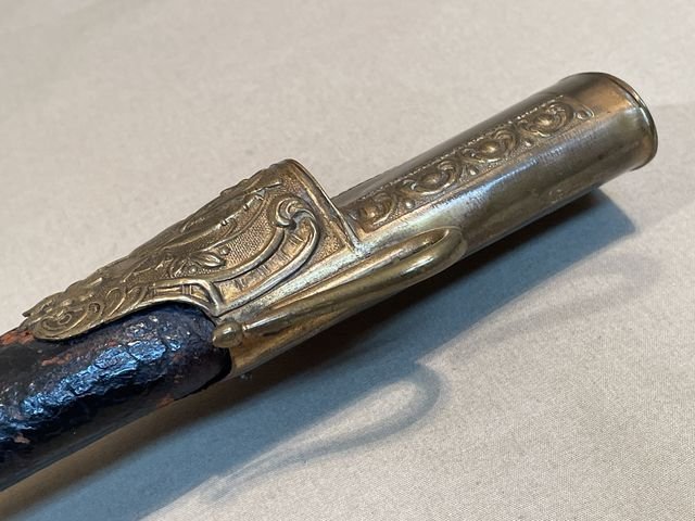Original Mid-19th Century German Etched Blade Hunting Dagger, Unknown Maker — image 25