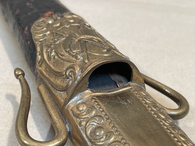 Original Mid-19th Century German Etched Blade Hunting Dagger, Unknown Maker — image 28