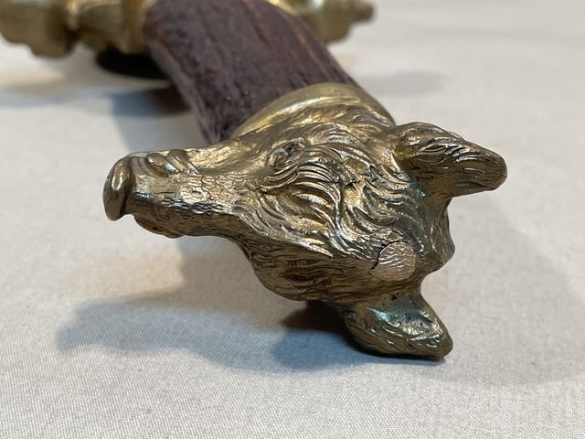 Original Mid-19th Century German Etched Blade Hunting Dagger, Unknown Maker — image 34
