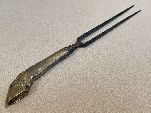 Original Mid-19th Century German Etched Blade Hunting Dagger, Unknown Maker — image 7