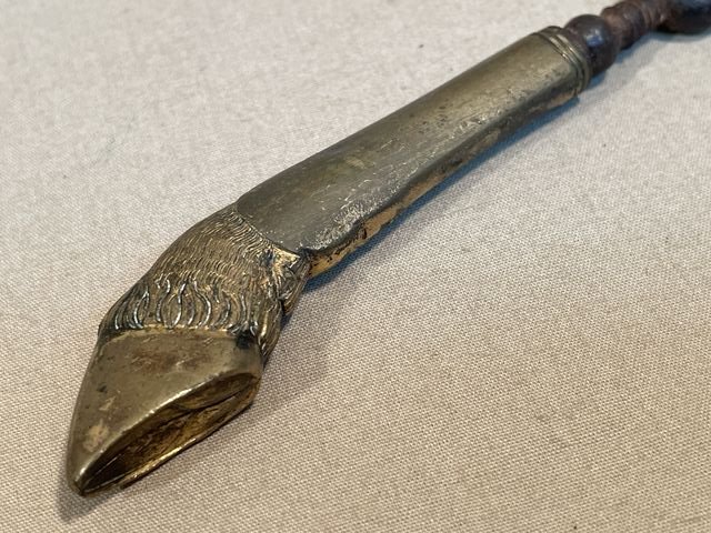 Original Mid-19th Century German Etched Blade Hunting Dagger, Unknown Maker — image 8