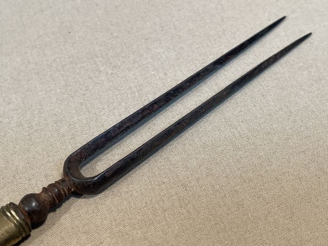 Original Mid-19th Century German Etched Blade Hunting Dagger, Unknown Maker — image 9