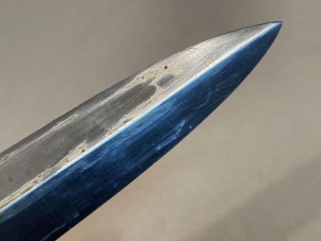 Original WWII French Fighting Knife and Scabbard, Made During German Occupation! — image 15