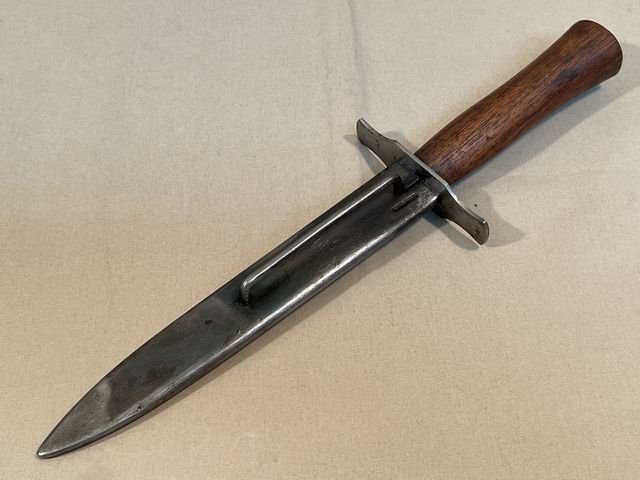 Original WWII French Fighting Knife and Scabbard, Made During German Occupation! — image 25