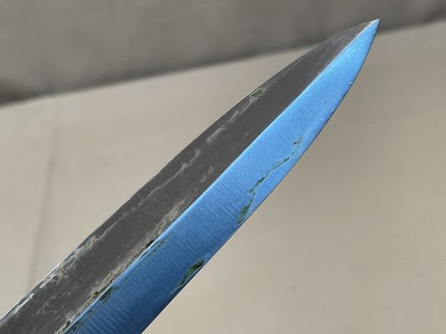 Original WWII French Fighting Knife and Scabbard, Made During German Occupation! — image 8