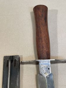 Original WWII French Fighting Knife and Scabbard, Made During German …