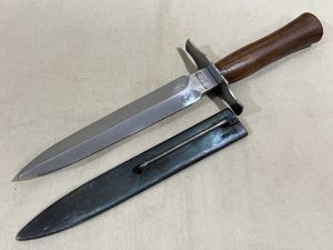 Original WWII French Fighting Knife and Scabbard