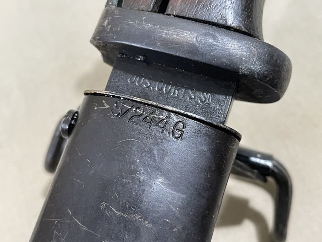 Original POST-WWII Norwegian Bayonet and Scabbard — image 16