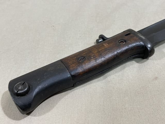 Original POST-WWII Norwegian Bayonet and Scabbard — image 7