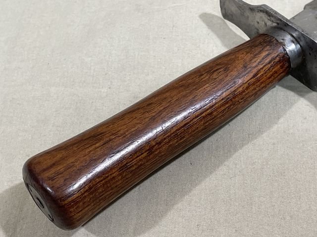 Original WWII French Fighting Knife and Scabbard — image 10