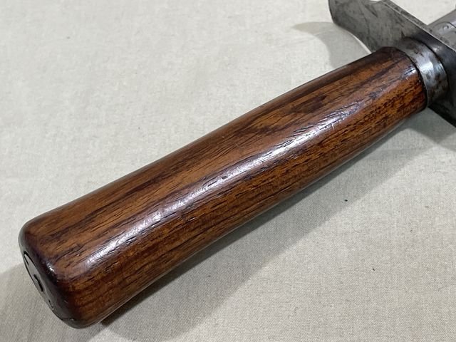 Original WWII French Fighting Knife and Scabbard — image 11