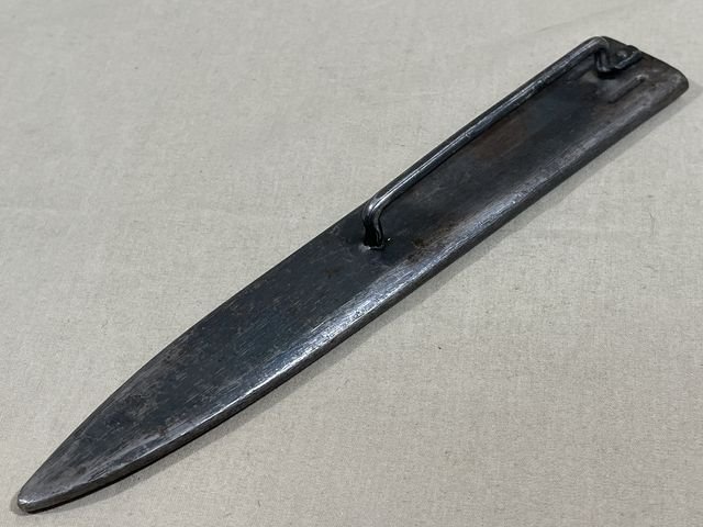 Original WWII French Fighting Knife and Scabbard — image 12