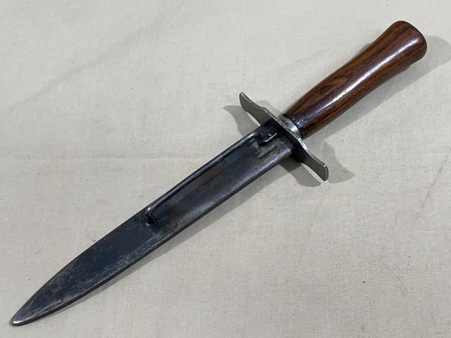 Original WWII French Fighting Knife and Scabbard — image 15