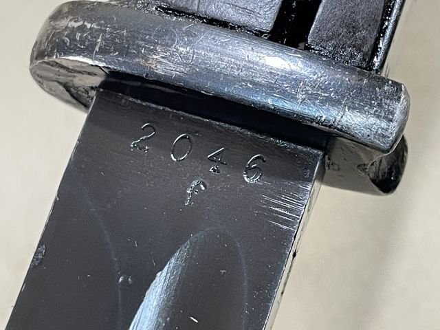 Original POST-WWII Norwegian Bayonet and Scabbard — image 21