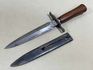 Original WWII French Fighting Knife and Scabbard