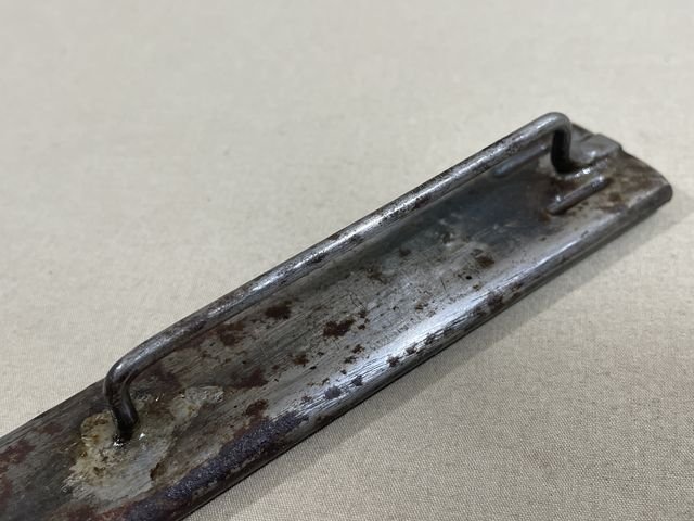 Original WWII French Fighting Knife and Scabbard, Made for German Soldiers in Norway — image 12