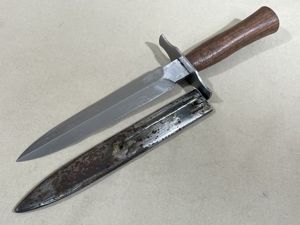 Original WWII French Fighting Knife and Scabbard, Made for German …