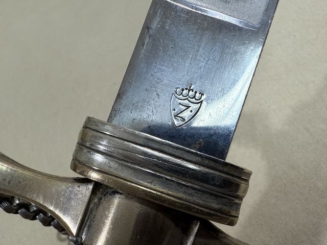 Original Imperial German Hunting Association Dagger, Damaged — image 5