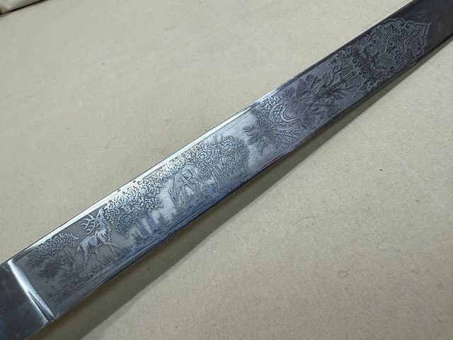 Original Imperial German Hunting Association Dagger, Damaged — image 7
